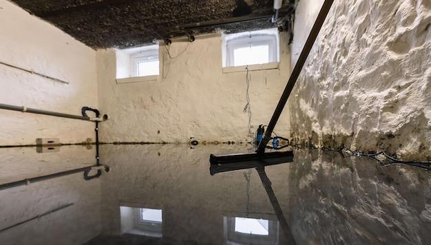 water leaking under basement door