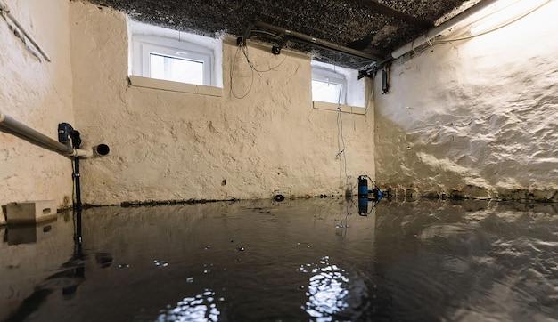 water leaking under basement door