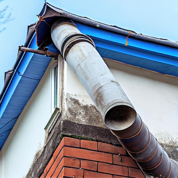 gutter drain pipe replacement
