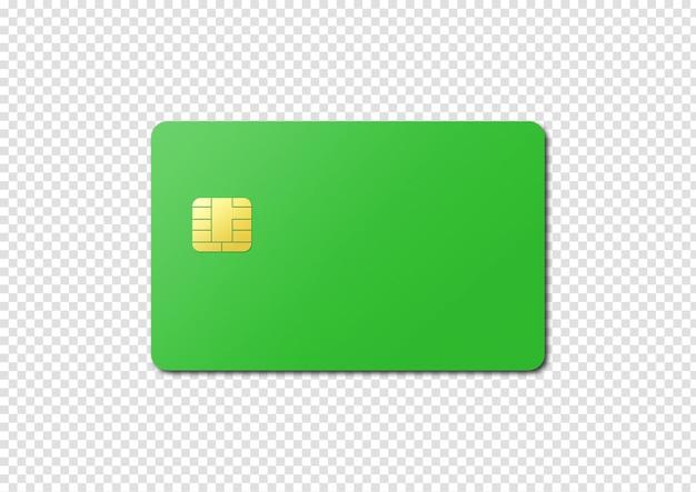 lime green credit card