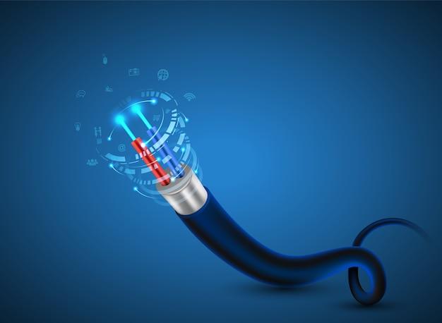 does fiber internet work without electricity