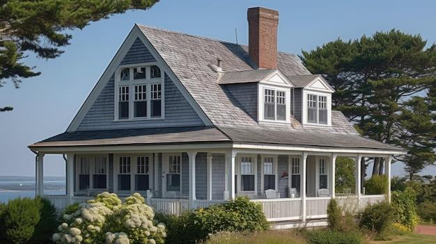 metal roof on cape cod house