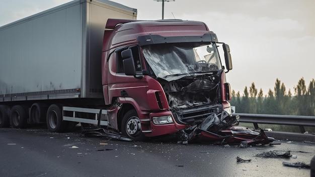 rear-ended by a commercial truck settlement
