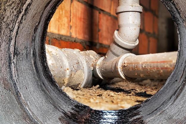 clay sewer pipe repair
