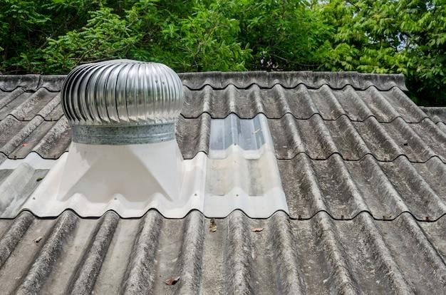 snake drain from roof vent