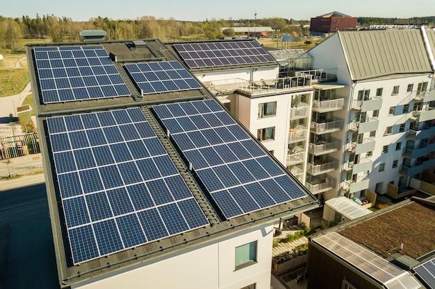 solar panels on buildings