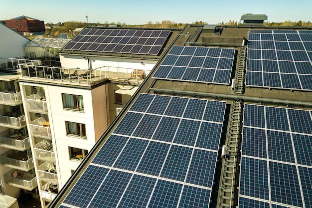 solar panels on buildings