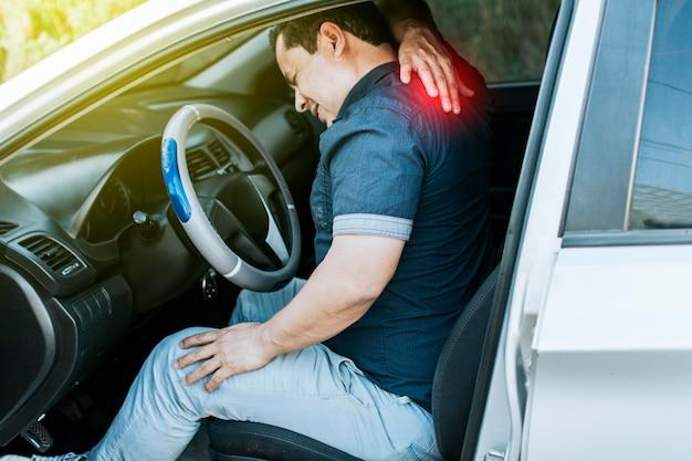 muscle strain from car accident