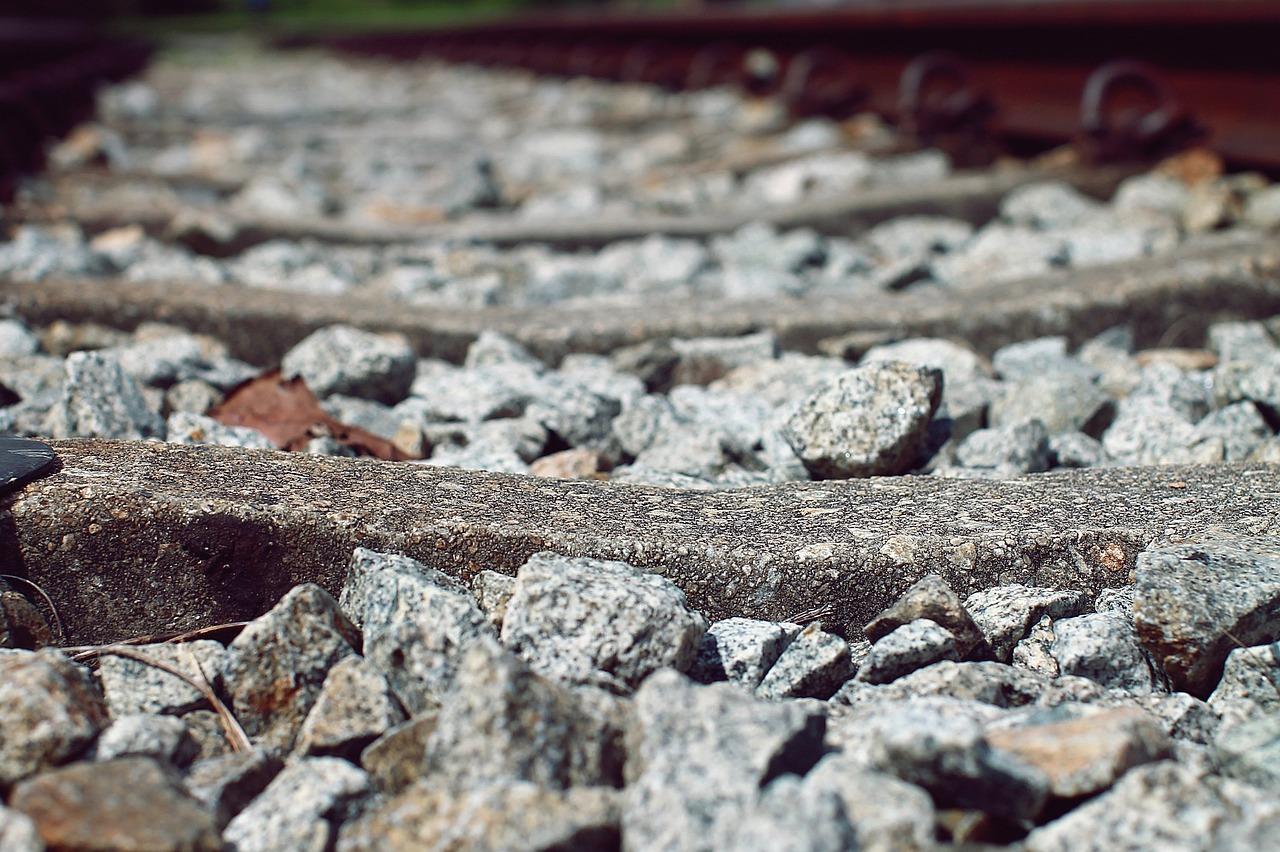 railroad rocks