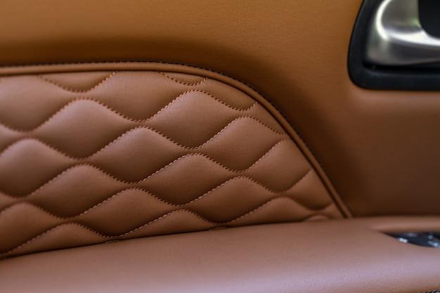 change cloth car seats to leather