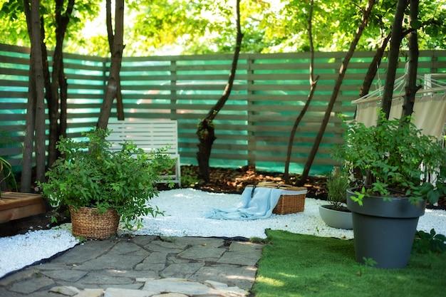 cozy garden nook