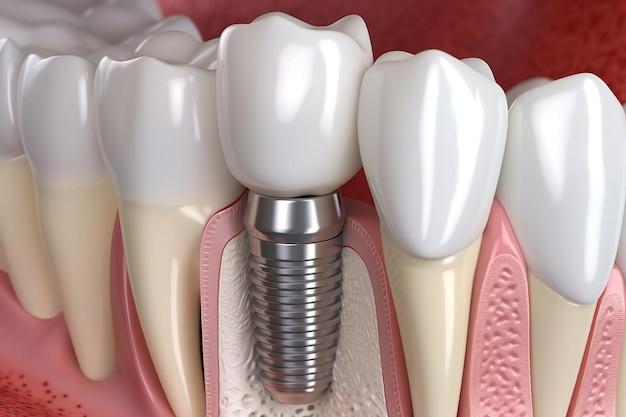 dental implant without crown