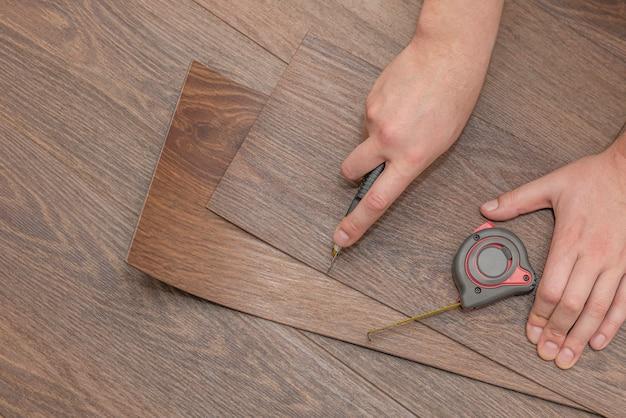 removing carpet and installing vinyl flooring