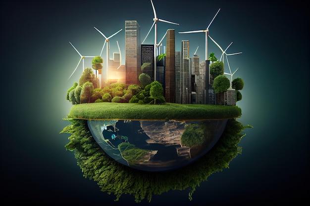 earth energy power greens