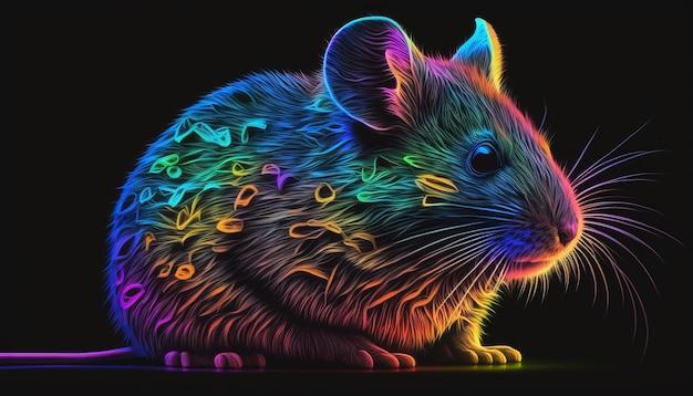 glowing rats