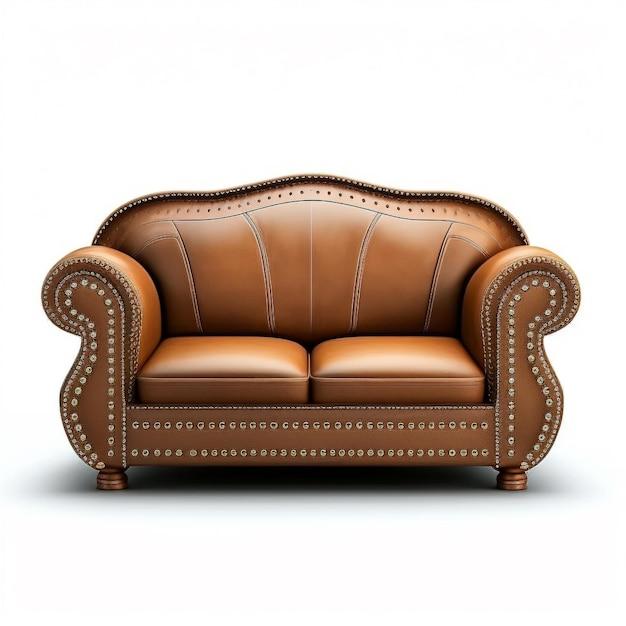 lyre chesterfield two cushion sofa