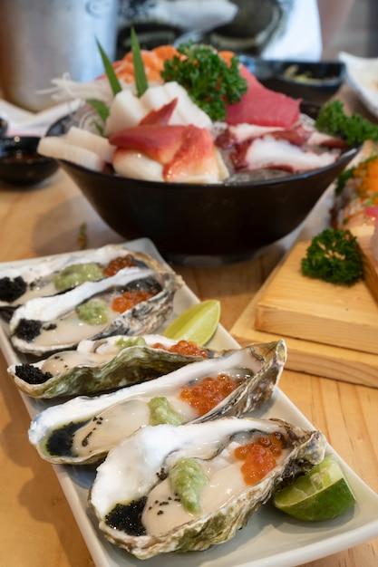 oyster sushi