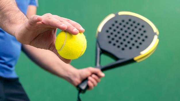 pickleball in racquetball court