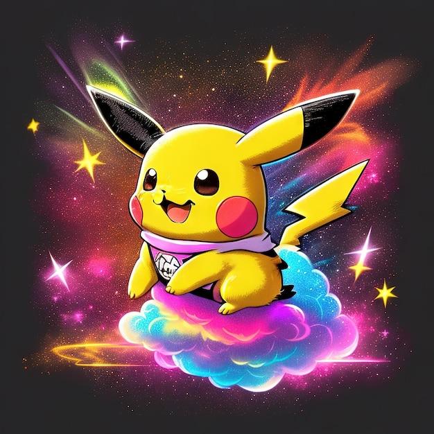 rock star pikachu