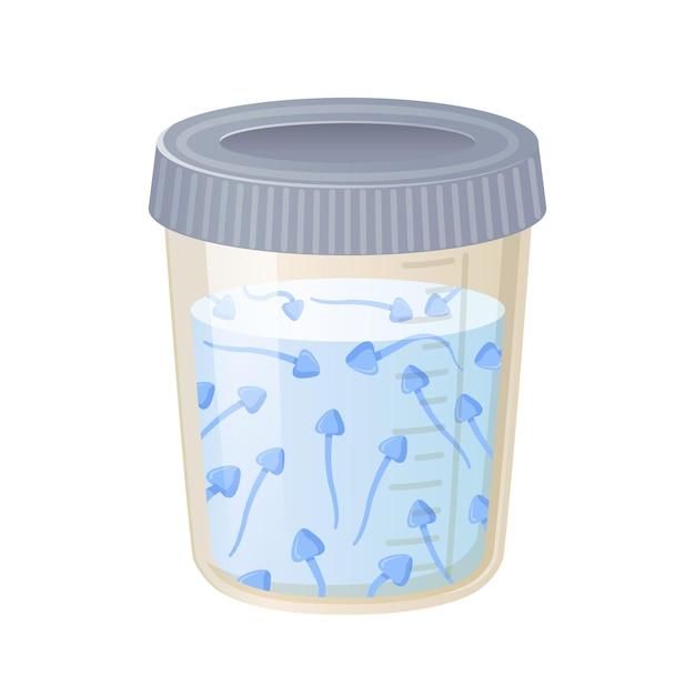 sperm collection container