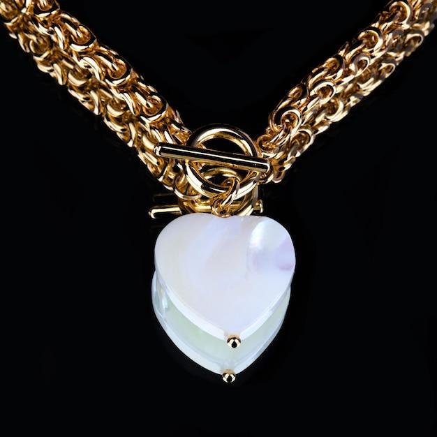 luxury heart necklace
