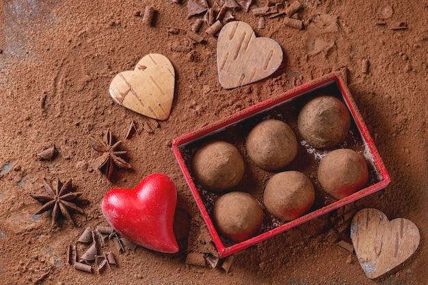 valentines chocolate truffles