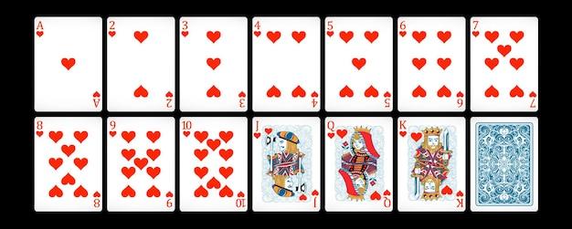 Are there 13 chances of drawing a heart in a deck of 52 cards?