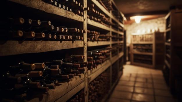 luxury wine cellar