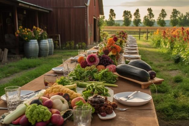 farm to table event
