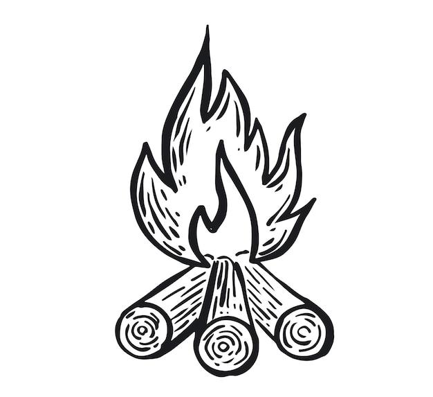 campfire tattoo