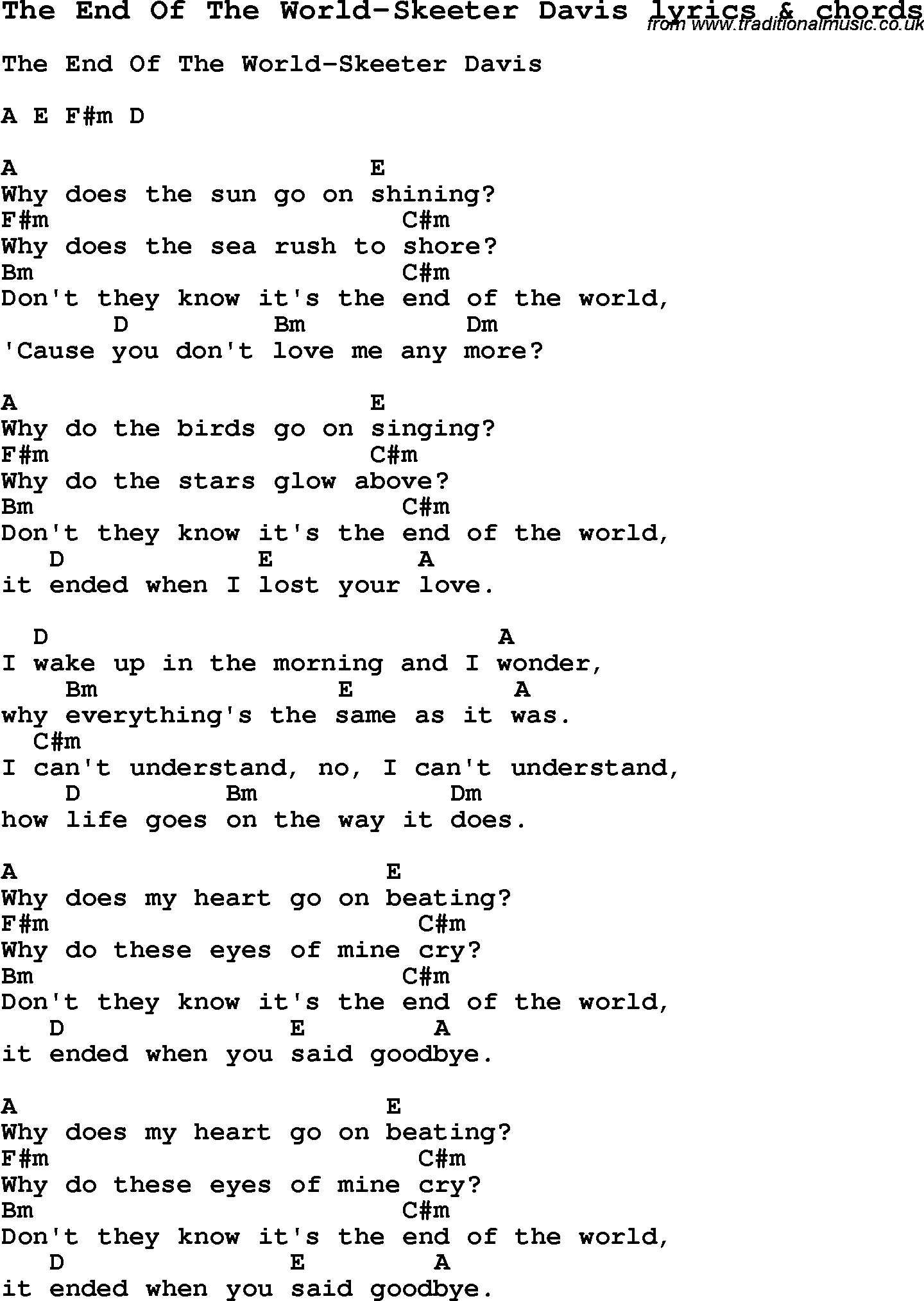 part of this world lyrics