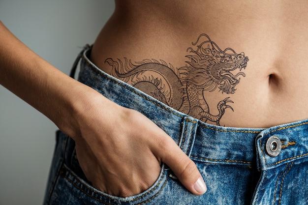 tattoos for lower stomach