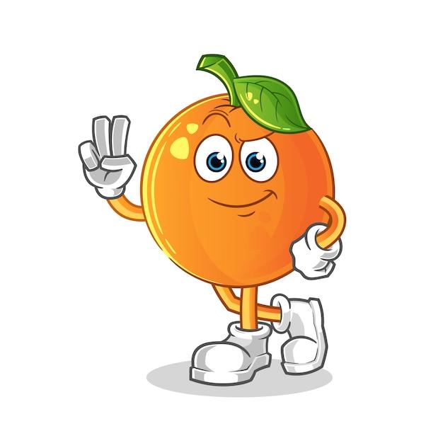 orange characters cartoon