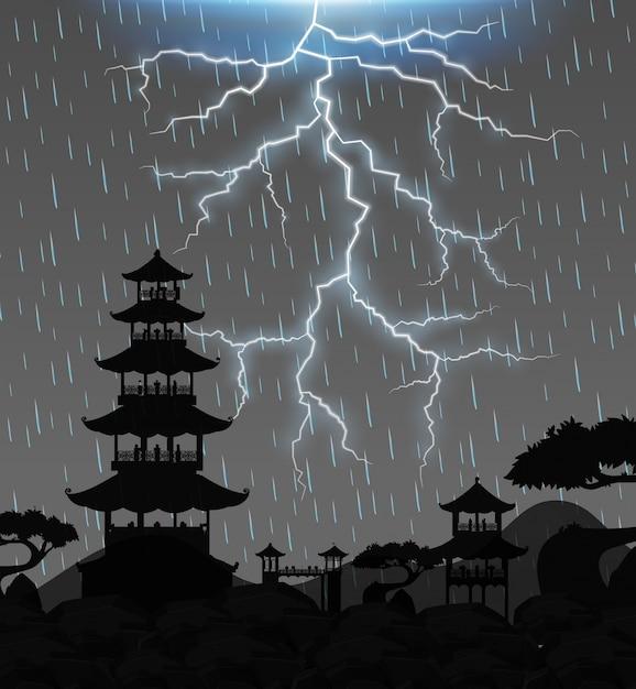 lightning in japanese