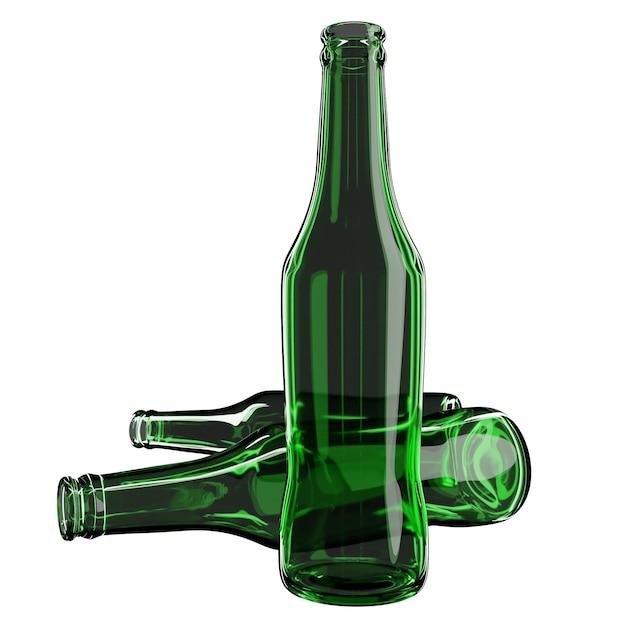 green budweiser bottle