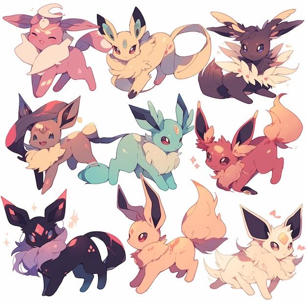 Which Pokémon have 4 evolutions?