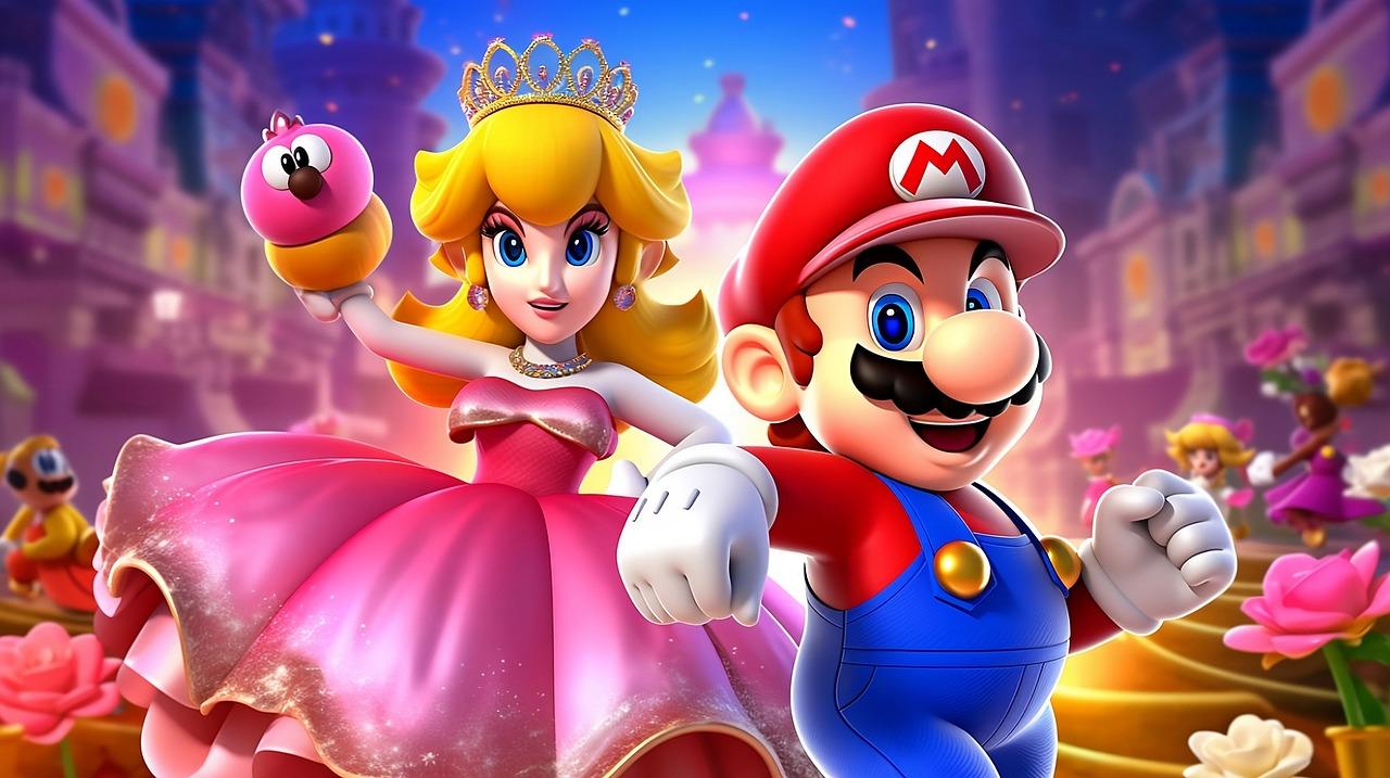 Who is older Mario or Peach?