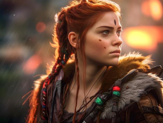 Who is the model for Aloy?