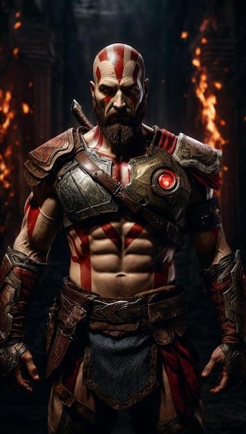 Why did Kratos skin turn white?
