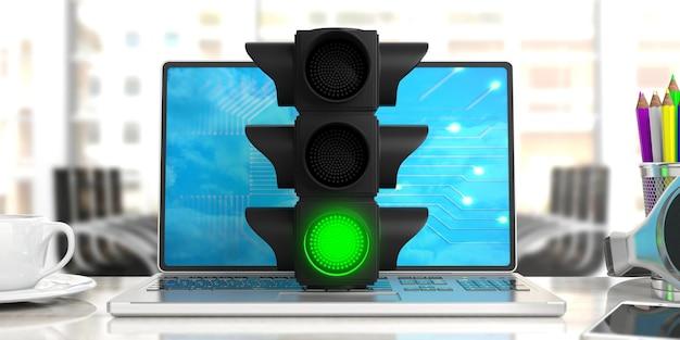 Are traffic lights computer? 