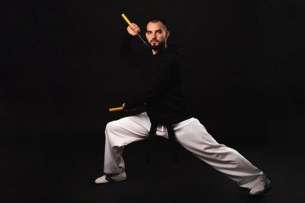 Which Form Of Martial Arts Uses Nunchucks 