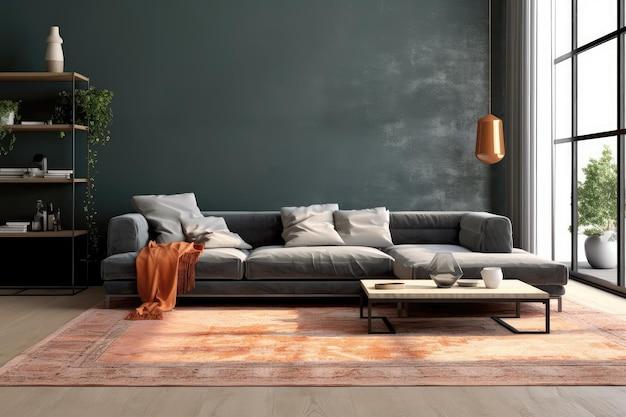  What Colour Carpet Goes With Dark Grey Sofa 