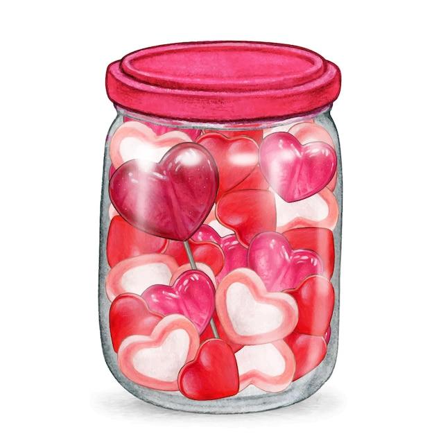  How Many Heart Candies Fit In A Jar 