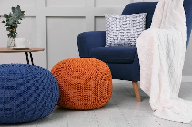  How To Clean Knitted Pouf 