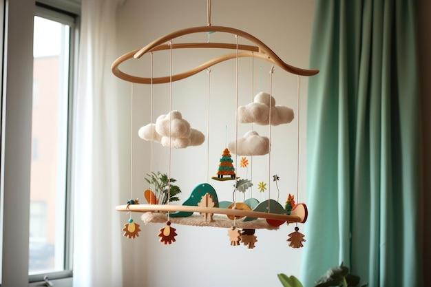 How To Hang A Mobile Over Changing Table 