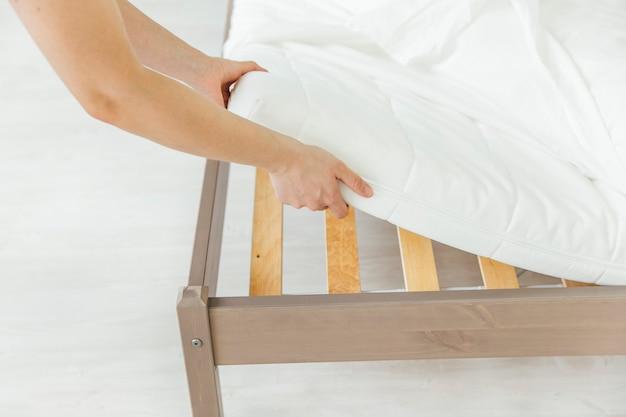 How To Hide Metal Bed Frame Legs 