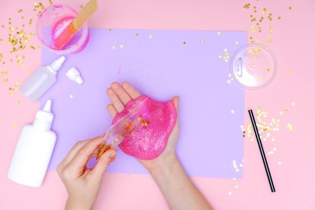 How do you make slime without glue or activator? 