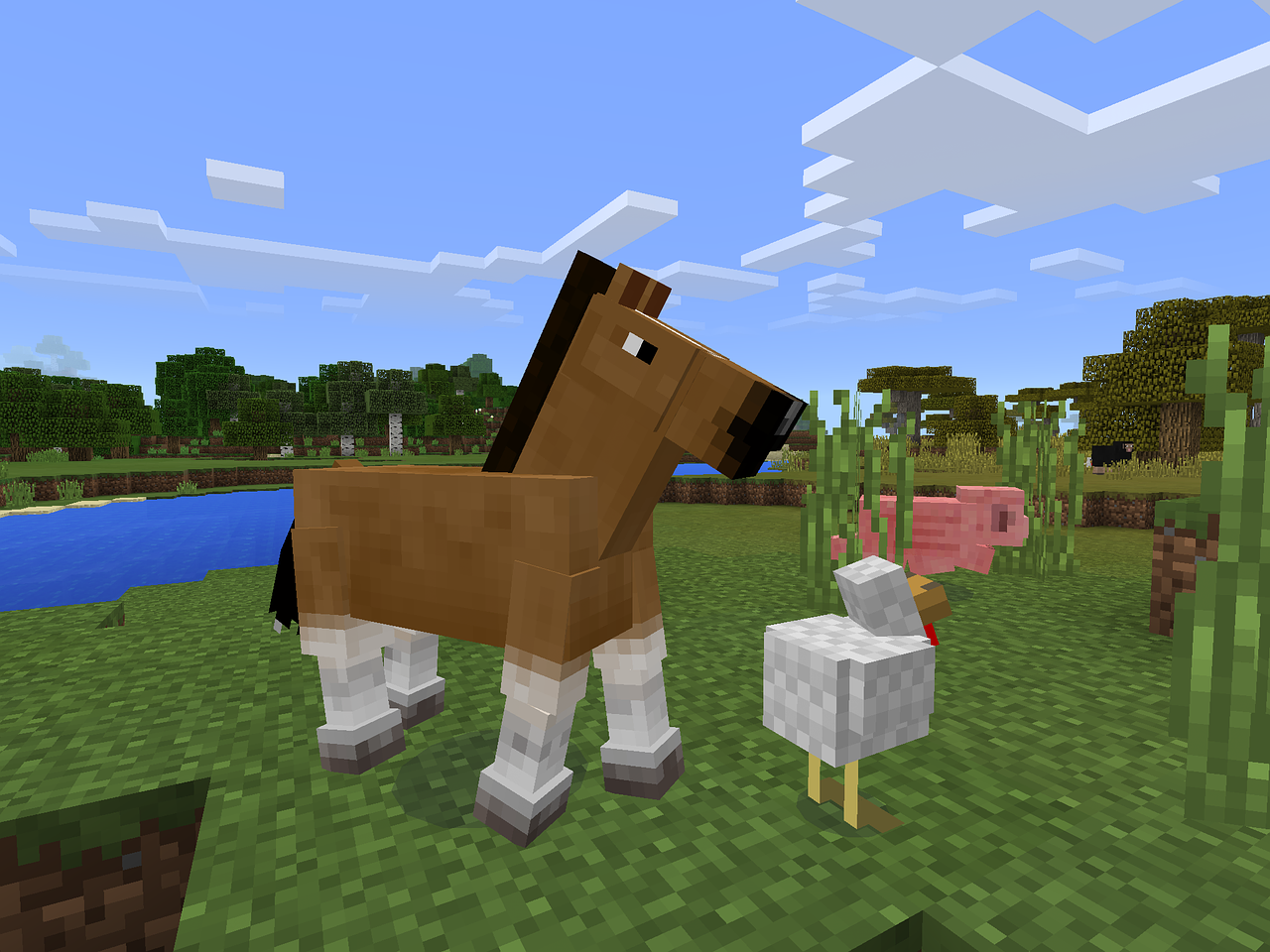 Minecraft How To Get A Horse To Follow You 