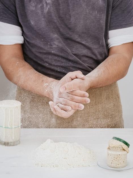 How Do You Make A Hand Cast With Flour 