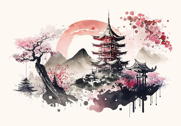 How To Draw Traditional Japanese Art 